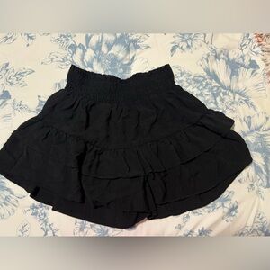 SHEIN Black Ruffled Skort